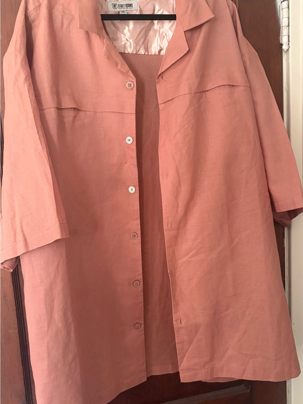 Stacy Adams Men's Short-Sleeve Button-Down Shirt — Dusty Pink